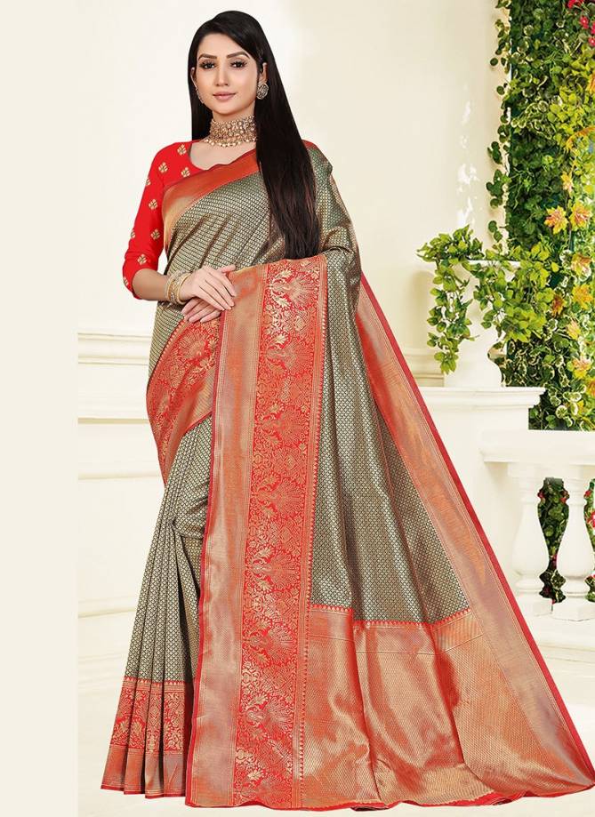 1006 Santraj New Exclusive Wear Designer Silk Saree Collection